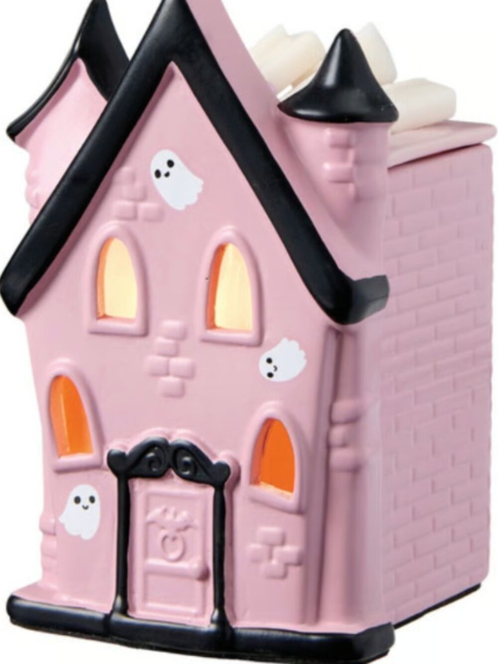 NEW Aldi 2025 Haunted House Wax Warmer Pink Light Up The Halloween Collection